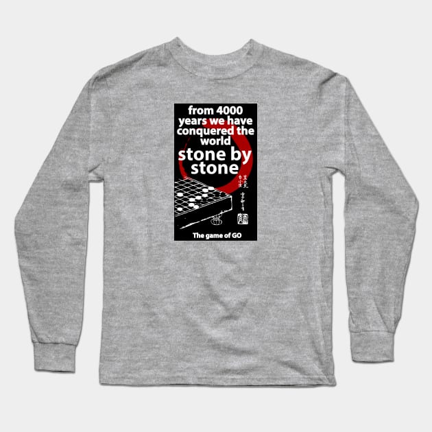 conquer the world stone by stone Long Sleeve T-Shirt by sgiurin